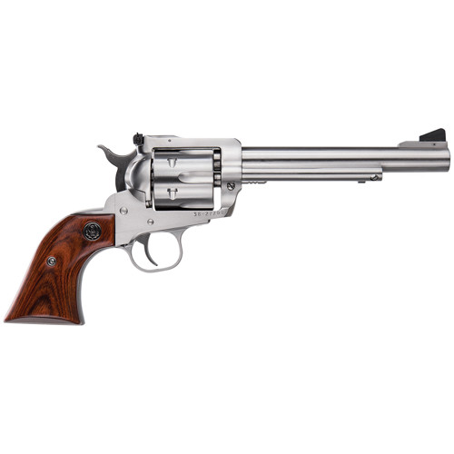 RUGER Blackhawk 357 Mag 65 6rd Revolver  Stainless  Hardwood