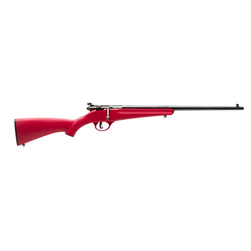 SAVAGE ARMS Rascal Compact 22 LR 161 Bolt Rifle  Red  Black
