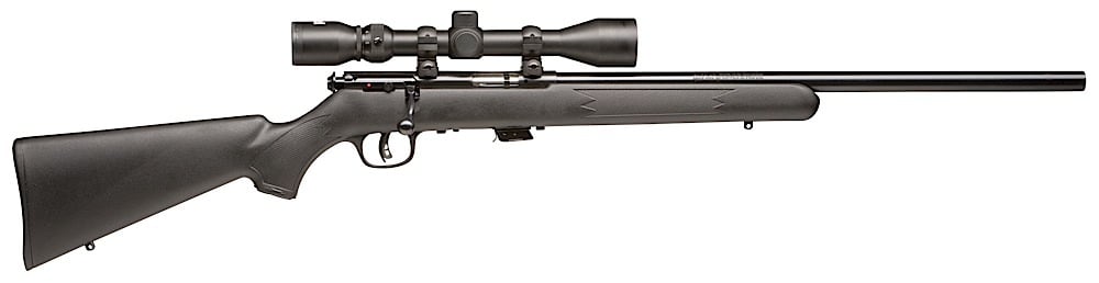 SAVAGE ARMS Mark II FVXP 22LR 5rd Bolt Rifle w/ 3-9x40mm Scope - Black