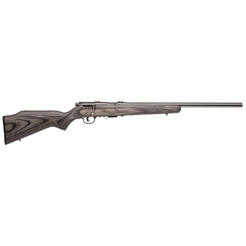 SAVAGE ARMS 93R17 BVSS 17 HMR 21 5rd Bolt Rifle  Stainless  Wood Laminate