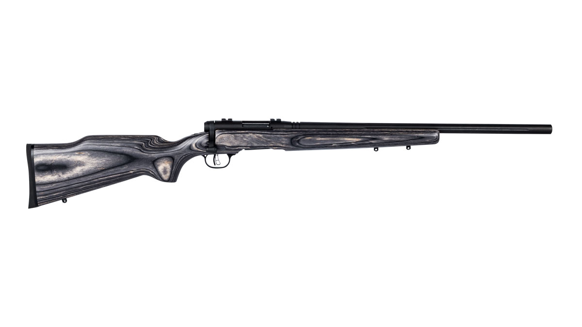 SAVAGE ARMS B.Mag Beavertail 17 WSM 22" 8rd - Grey Wood Laminate