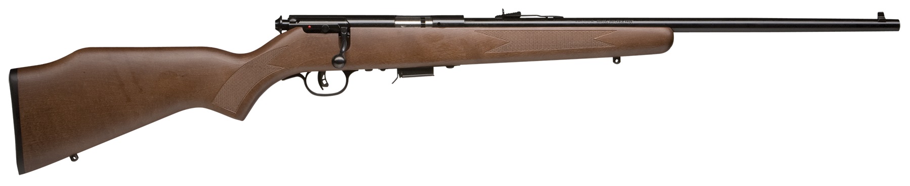 SAVAGE ARMS 93 G 22 WMR 21" 5rd Bolt Rifle - Walnut / Blue