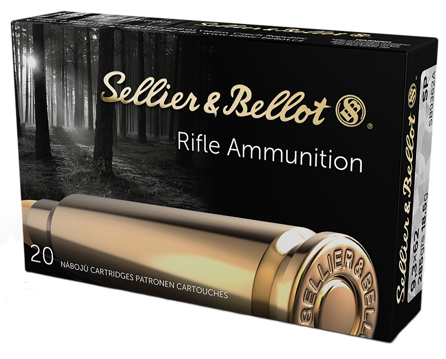 Sellier & Bellot SELLIER BELLOT 9.3MMX62 285Gr 2280 FPS SP 20rd